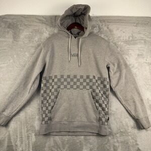 Vans Men's‎ Fleece Lined Hoodie Size Medium Gray Skater Inspired